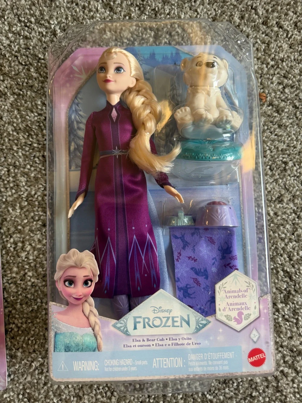 Disney Anna and  Elsa Doll Outfit Set - Magenta and Pink